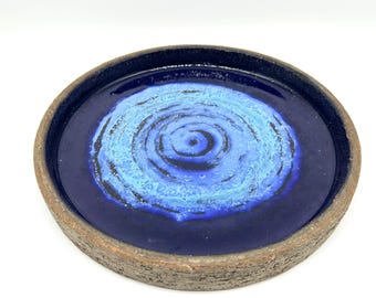 Vintage Nittsjö Ceramic Bowl: Swedish Mid-Century Modern Stoneware, Thomas Hellström Design