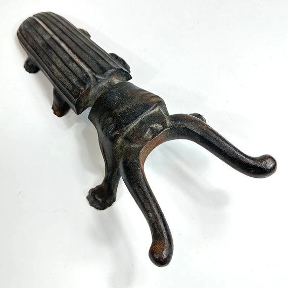 Antique Cast Iron Beetle Boot Jack, Boot Pull, We… - image 8