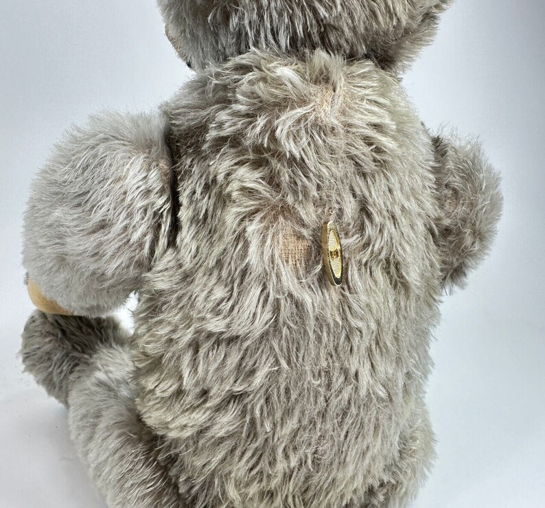 Rare antique comédie musicale oui/non schuco ours en peluche de 21 po. ours allemand vintage des années 30 image 7