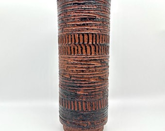 Vintage Archaic Style Ceramic Vase – Spara Schamotte Keramik, Germany, 1960s