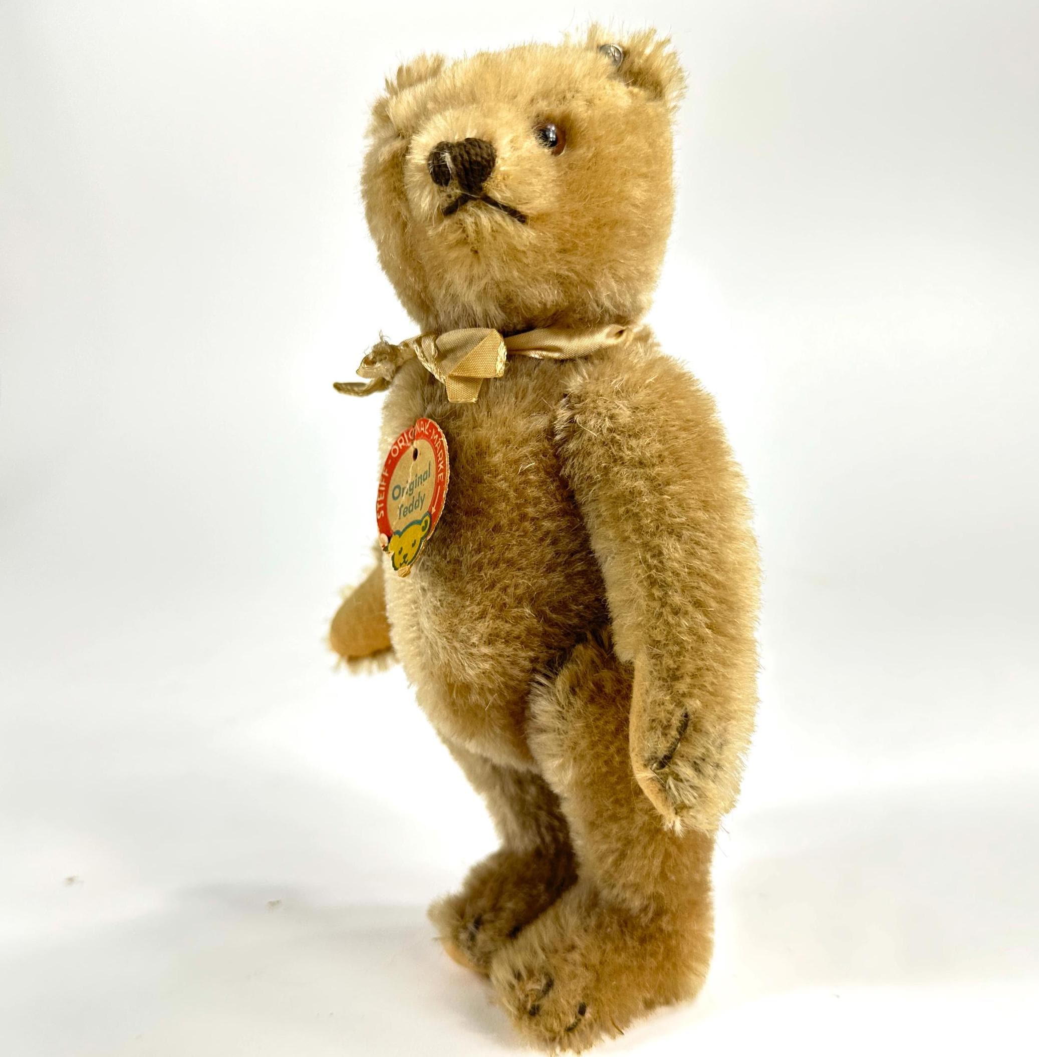 Antique Steiff 1950s teddy bear - Mohair German Steiff - 8 Antique Steiff 1950s teddy bear - Mohair German Steiff - 8