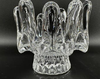 Kosta boda sunflower candle holder – göran wärff swedish art glass, 1970s