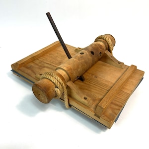 Vintage Wood Botanical Press – Herbarium, Flower, and Plant Press, 1950s, Made in Sweden
