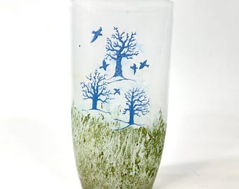 Kosta Boda Glass Vase by Kjell Engman – "Oktober" Signed & Labelled, Sweden