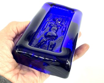 Scandinavian Art Glass – Erik Höglund for Kosta Boda, Cobalt Blue Nude Design