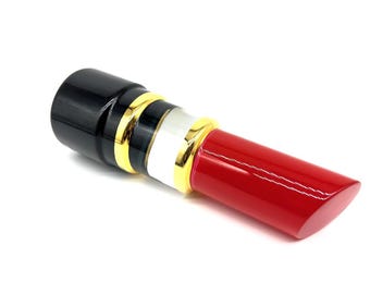 Kosta Boda glass lipstick sculpture – Red Hot by Åsa Jungnelius