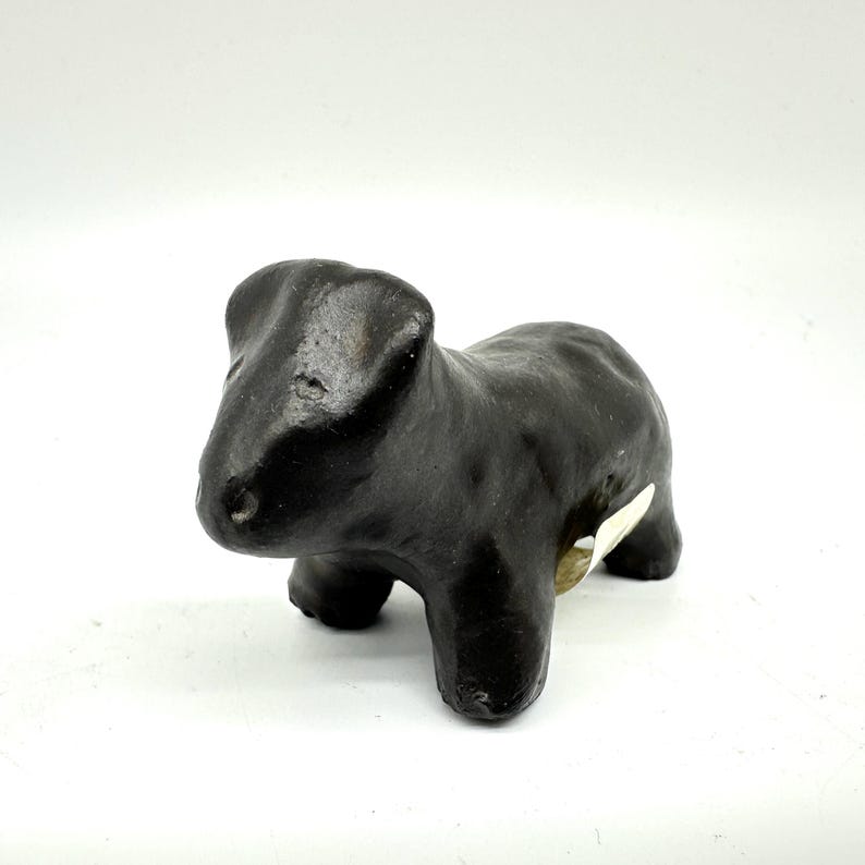 Charming scandinavian pottery bear sculpture by dagmar eriksson – handcrafted in sweden image 2
