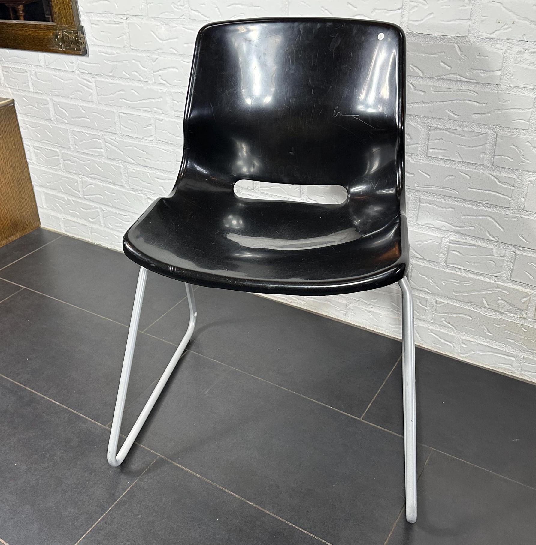 1990s Black IKEA Snille Chair – Retro Svante Schöblom Design