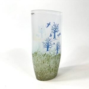 Kosta boda art glass vase – vintage october series by kjell engman image 2