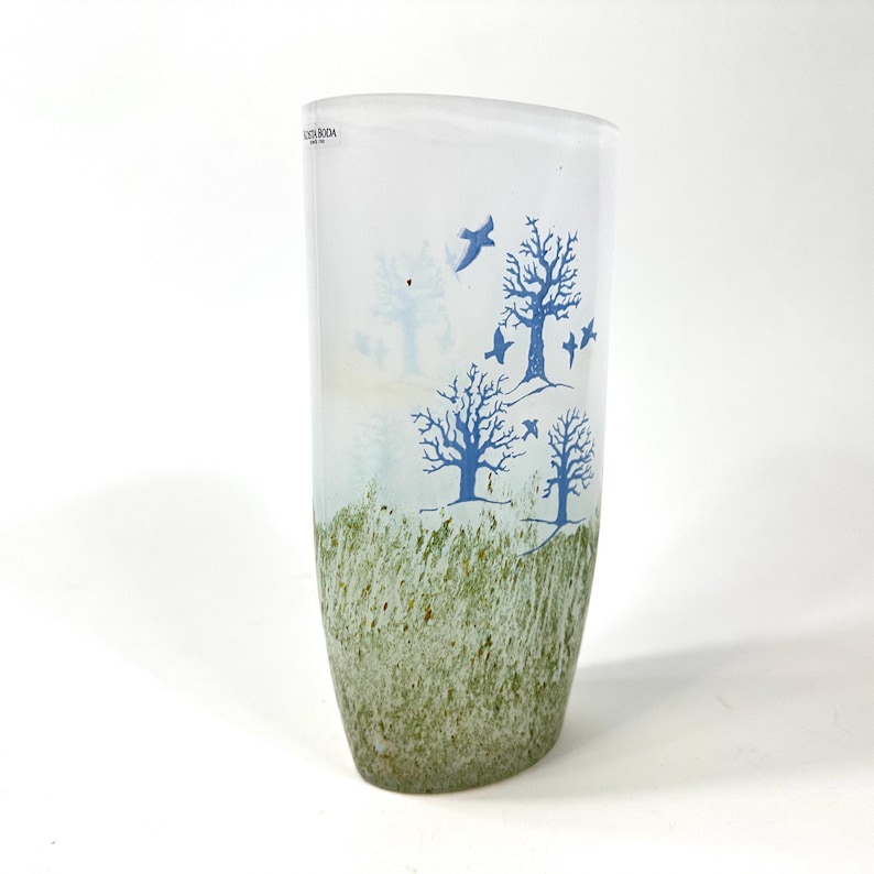 Kosta boda art glass vase – vintage october series by kjell engman image 2