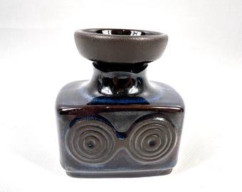 Soholm stoneware vase – einar johansen blue series no. 3450, denmark