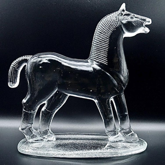 ヴィンテージ コスタ ボダ ガラス ホース – 大きなバーティル