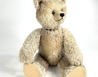 Seltener großer antiker Ja/Nein-Schuco-Teddybär 21" – deutscher Vintage-Bär aus den 1930er Jahren