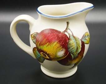 Vintage Staffordshire Pottery Milk Jug/Creamer - AUTUMN FAYRE DESIGN