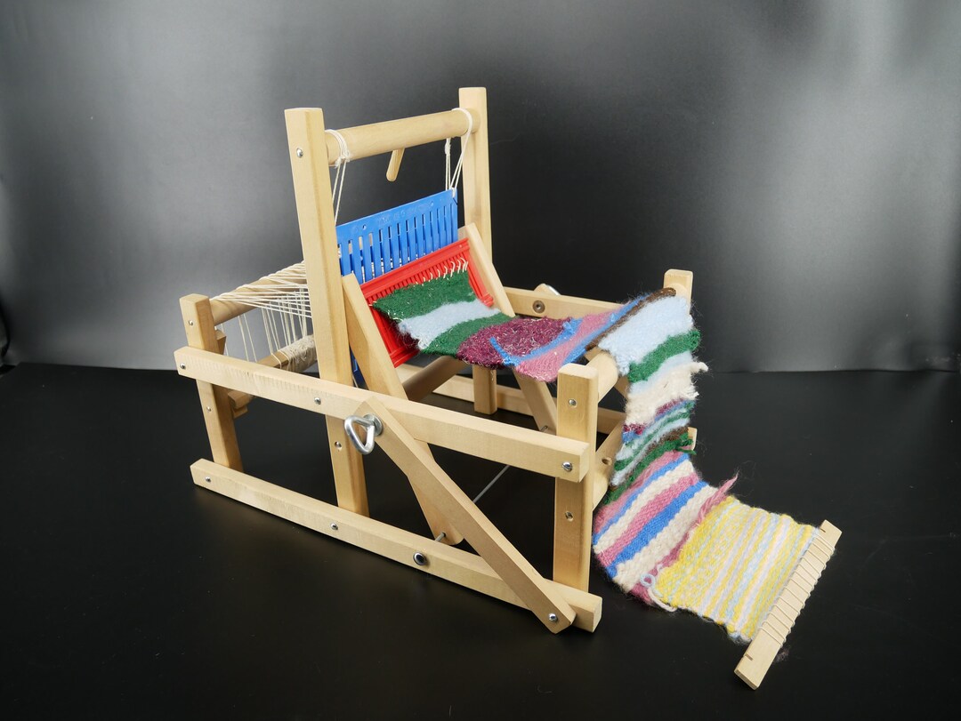 Vintage Wooden Tabletop Weaving Loom Micki Gemla Loom Made Etsy Ireland