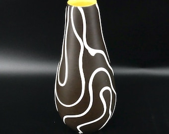 West German Mid-Century Fat Lava Vase – Eckhardt & Engler, 1950s Retro Ceramic Pottery