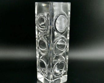 Mid-Century Skruf glass Vase – Bengt Edenfalk Signed, 1950s