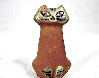 Vintage Lisa Larson Cat Figurine – Lilla Zoo Series, Gustavsberg, Sweden