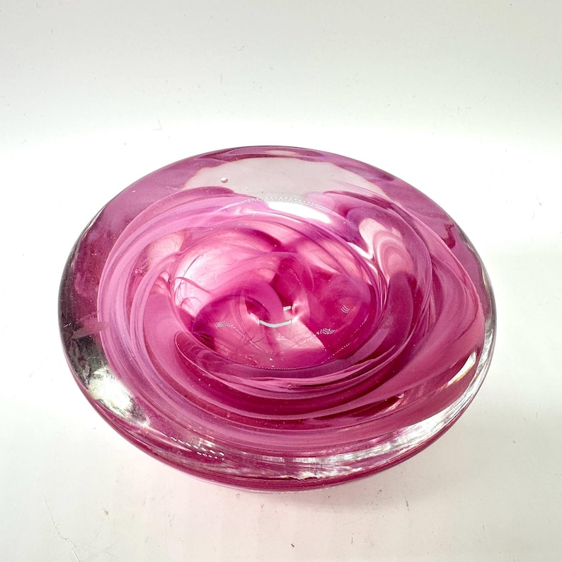 Kosta Boda Atoll Glass Bowl, Anna Ehrner Candle Holder, Swedish Decor image 3