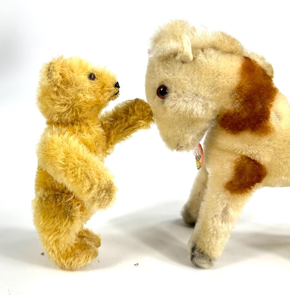 アンティーク 1900年代初頭 シュタイフ ブーツボタンのテディベア 希少