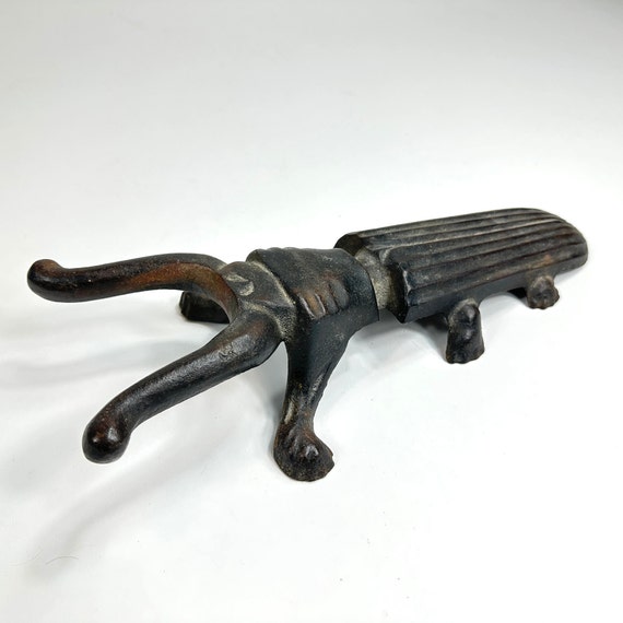 Antique Cast Iron Beetle Boot Jack, Boot Pull, We… - image 2