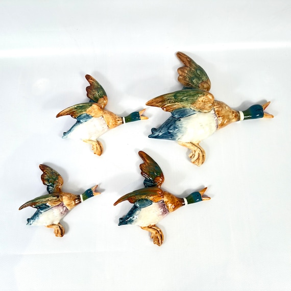 Beswick Ceramic Flying Ducks – Set of 4, 1950s