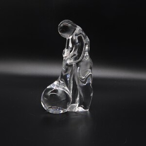 Swedish Art Glass Figurine, Orrefors Glassblower Sculpture by Olle Alberius image 10