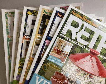 20th century design & interior inspiration retro magazine collection – 2015 issue 1,2 ,3,4,5 |