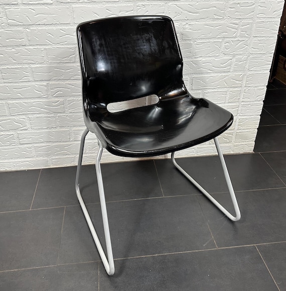 IKEA SNILLE オールドイケア 廃盤チェア ミッドセンチュリー　ブラック 1990s Black IKEA Snille Chair – Retro Svante Schöblom Design