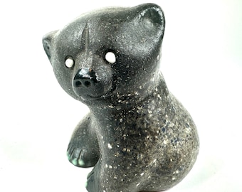 Pottery Bear Figurine – Nittsjö Sweden, Signed & Numbered 1109, Mid-Century
