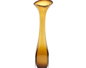 Vintage Bo Borgström Art Glass Vase – Aseda Jack-in-the-Pulpit, Sweden, 1960s