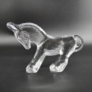 KOSTA BODA　Zooシリーズ ヤギ Scandinavian Art Glass Donkey – Kosta Boda Boda Zoo Series by