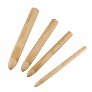 Giant Crochet Bamboo Hooks 15mm 20mm 25mm 30mm