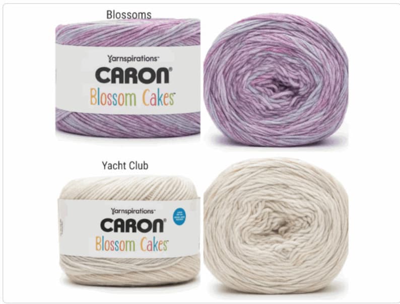 Caron Blossom Cakes Knitting Yarn - Acrylic Worsted Yarn - Tidepool ...