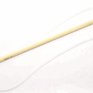 85cm (33.5&quot;) Bamboo Afghan Tunisian Crochet Hooks. Hook Length 25cm (9 7/8&quot;)  Flexible Plastic Tube