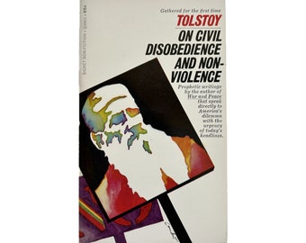 Tolstoy on Civil Disobedience and Non Violence, Vintage Paperback, 1968 Signet Nonfiction Book