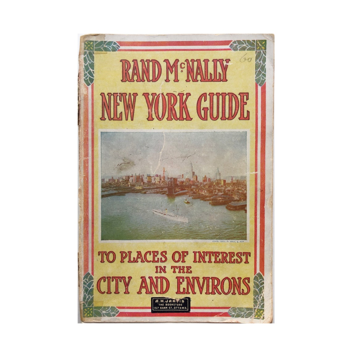 New York City Guide Book 1928 Rand Mcnally Guide to New York Etsy
