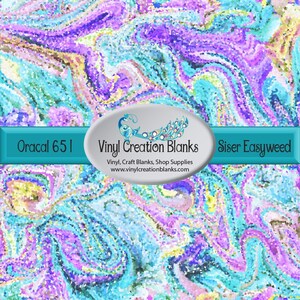Candy Swirl Pattern Vinyl Printed Vinyl Marble Vinyl Decal Vinyl HTV and Outdoor Vinyl Oil Slick HTV