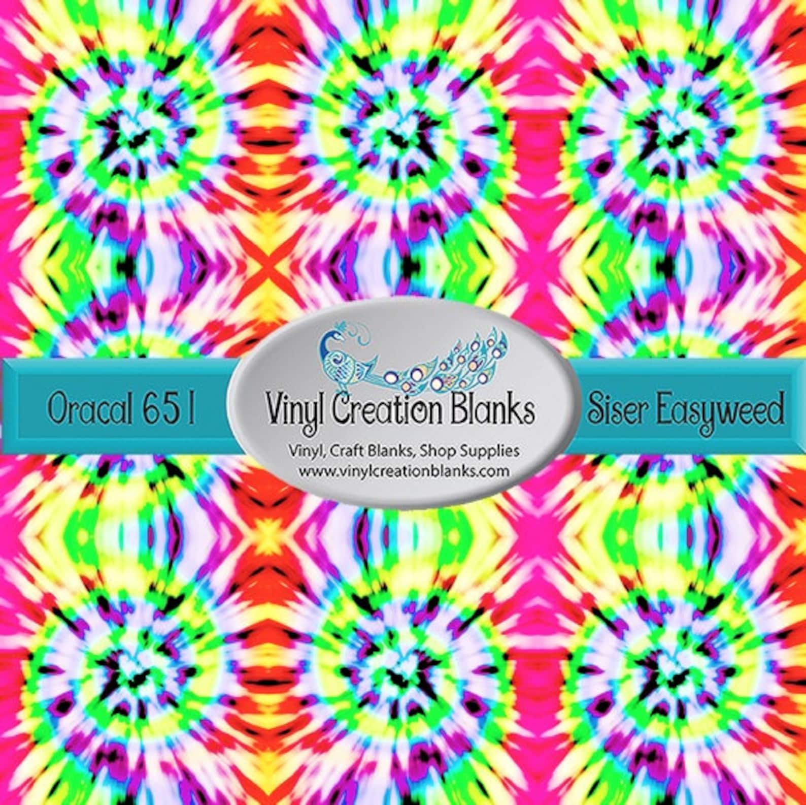 Kaleidoscope Tie Dye Pattern Vinyl Tie Dye HTV Tie Dye Etsy
