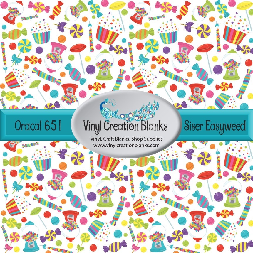 Printed HTV or ADHESIVE Adhesive Vinyl Cupcakes Design Vinyl Pattern Heat Transfer Heat Transfer Vinyl Printed Vinyl