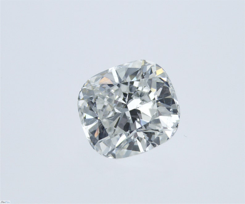 3.02ct G SI1 Ideal Cushion Cut GIA 100 Genuine Diamond Etsy