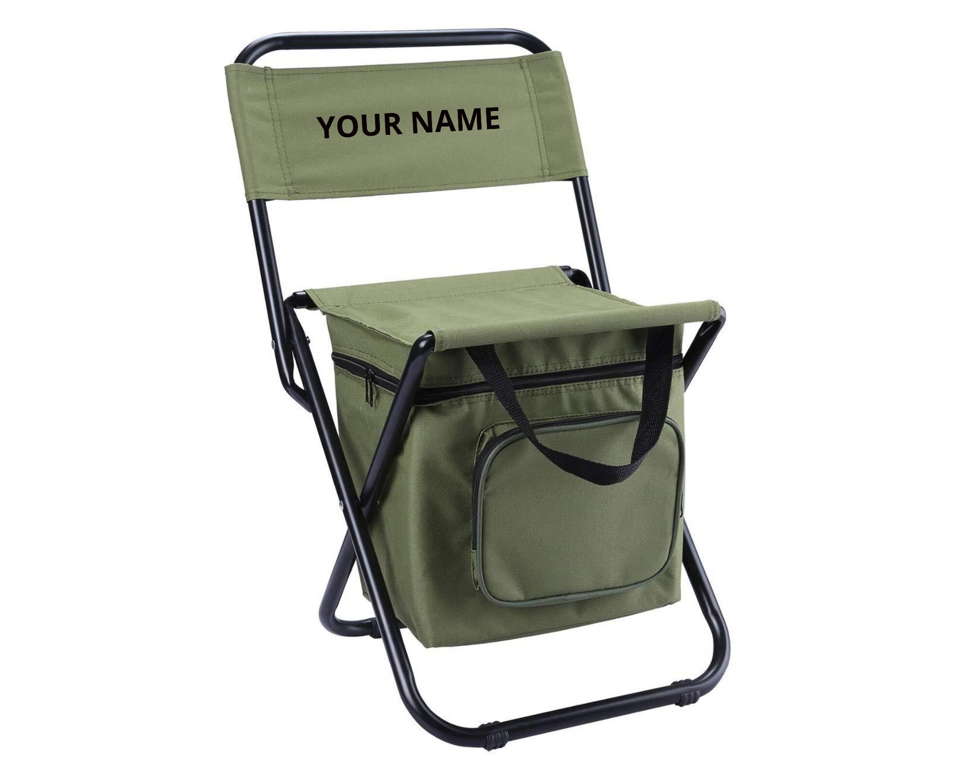 Folding camping chair with cooler bag portable chair for Etsy