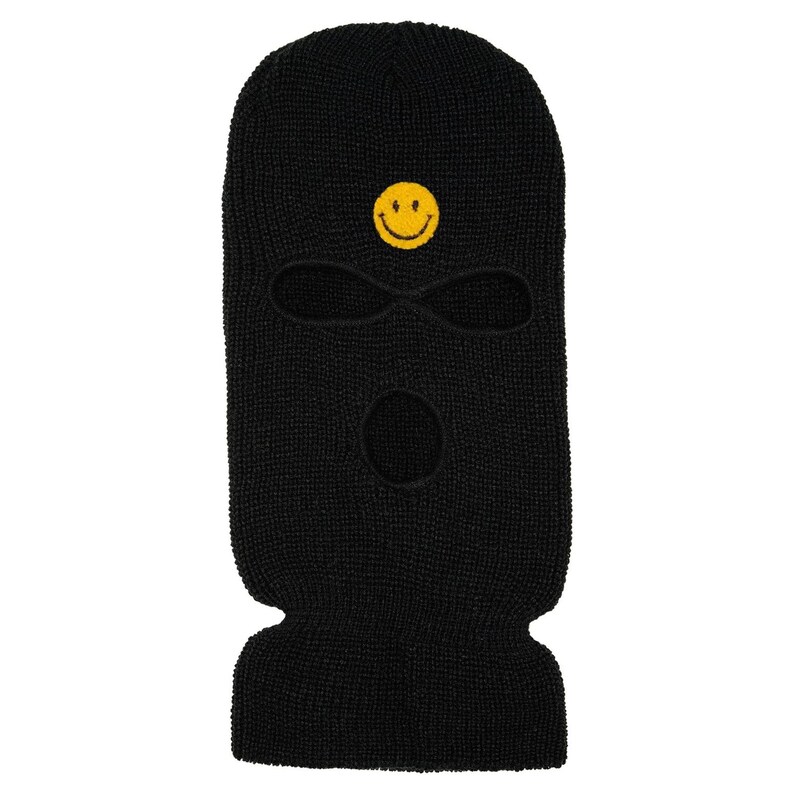 Smiley face 3 holes Ski mask pfpsmile face ski mask Etsy