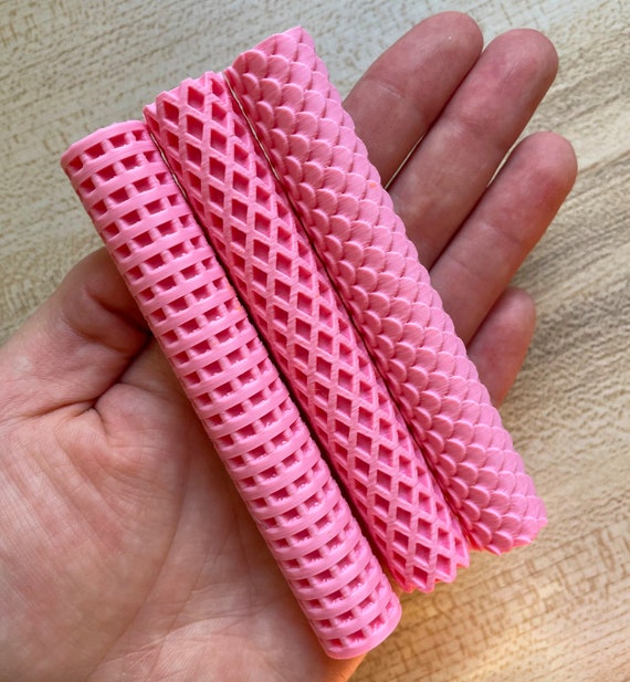 Beeswax Pattern Texture Roller For Clay Jewelry Making
