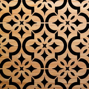 Lantern Shape Stencil, Arabesque Stencil, Baroque Stencil, Mosaic Tile Stencil, Patio Stencil, Wall Decor Stencil, Diy Stencil, Tile Stencil image 2