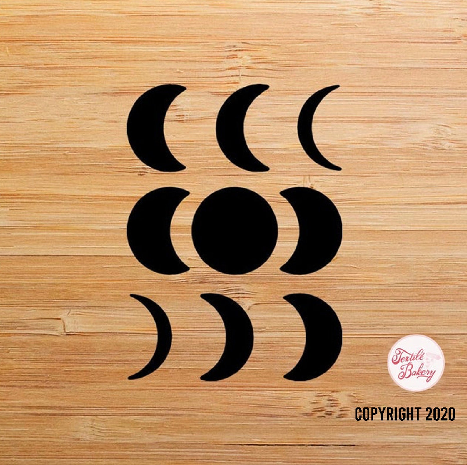 Moon Phases Stencil Magical Stencil Moon Stencil Moons - Etsy