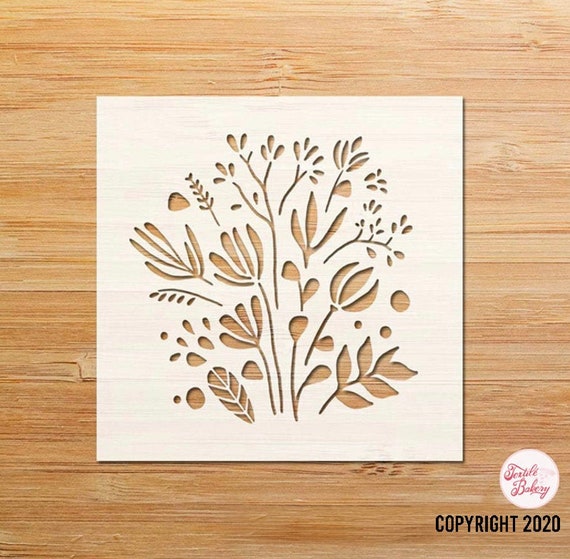 Wild Flowers Stencil, Flower Stencils for Painting, Flower Stencil for Wood  Signs, Mothers Day Stencil, Reusable Floral Stencils, Reusable 