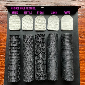 Sand Texture Clay Roller, Polymer Clay Roller, Texture Roller, Brick