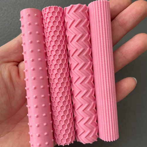 Chevron Clay Roller Polymer Clay Roller Texture Roller Etsy