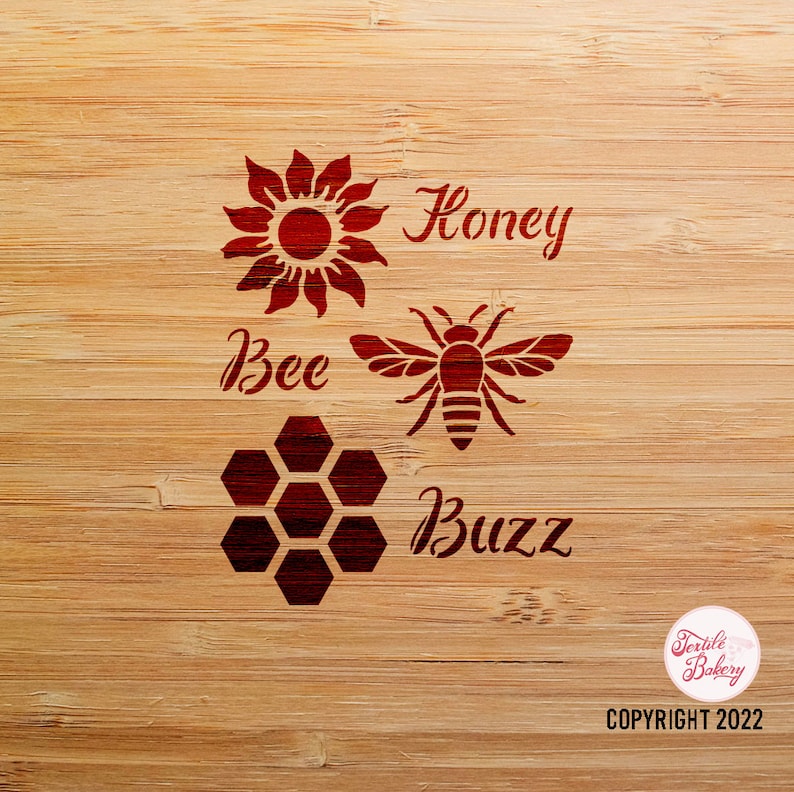 Honeybee Stencil Bee Hive Stencil Reusable Stencil Stencil - Etsy
